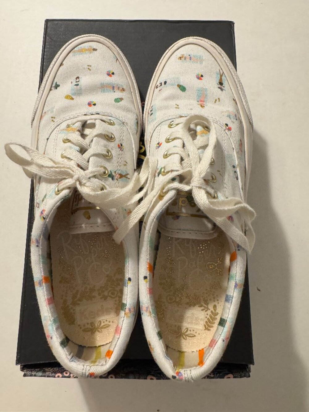 Vintage-Vibe Keds Canvas Sneakers – Women's Size 6M